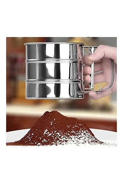 rexa Stainless Steel Flour Sifter Silver