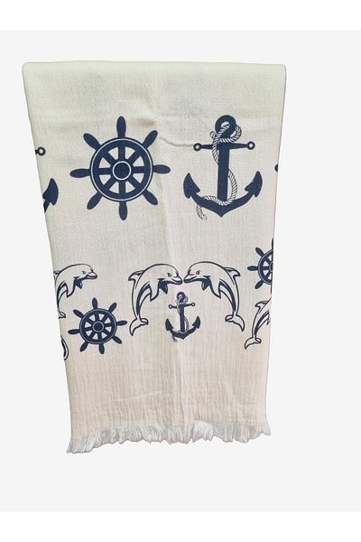 Minteks Mi̇nteks - Muslin Double Layer Peshtemal - 100% Cotton - Organic - Printed