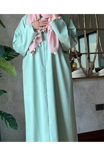 Nimet Abla Butik Hand Embroidered Prayer Robe Suit