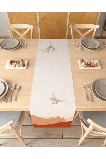 GREENDECOR Model etnic antic boem cu design special, față de masă decorativă ...