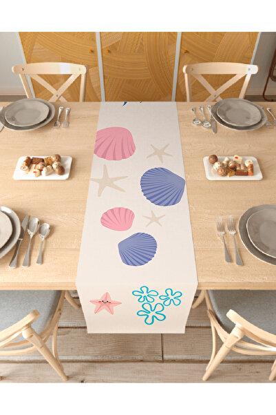 GREENDECOR Față de masă decorativă cu imprimeu cu design special cu model boe...