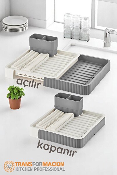 Transformacion Açılır-kapanır Bulaşıklık - Bulaşık Durulama Sepeti Tabaklık B...