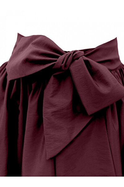 HİJABAYA Pleated Belted Parachute Skirt