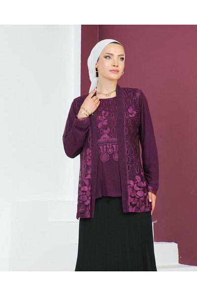 Tebrikler tekstil Women Evening Dress Blouse Model N0026