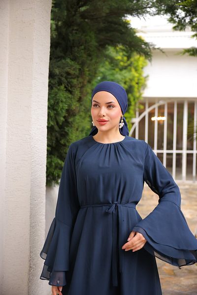 Nissra Φόρεμα σιφόν με επένδυση Ankanoor Anka255088