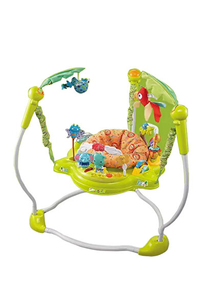 FULLJOY مشاية هزاز كبير مع ملاهي .أخضر