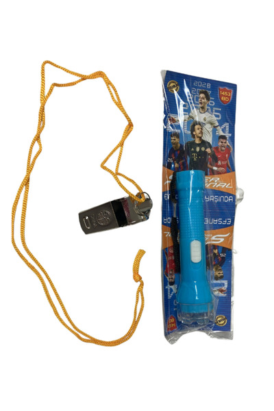 BalonKasaba Deprem Çantası Seti 1 Adet Metal Düdük 1 Adet Led Küçük El Feneri