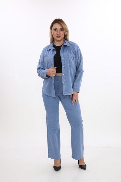 EXİTLİNE Women's Two Piece Suit Jacket Pants