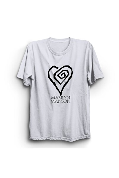 The Fame Marilyn Manson, logo Heart, rok metal muzički bend Štampano , unisex...