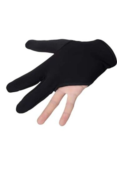 Hair System قفاز حراري لحماية الأصابع من الشعر، أسود