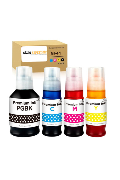 Canon Pixma G3020 Muadil Mürekkep 4 renk GI-41