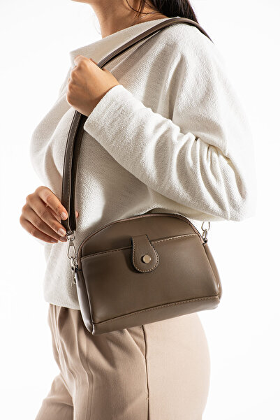 Sanmorris 1420 Women's Faux Leather Adjustable Cross Strap 4 Compartment Magn...