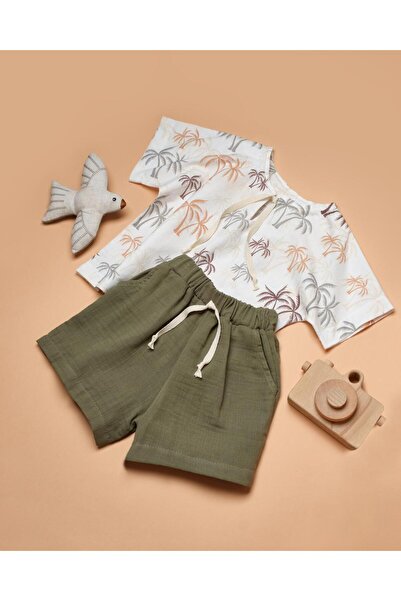 Karan Kids Dečački set šortsa Lan Palm Sa deznom