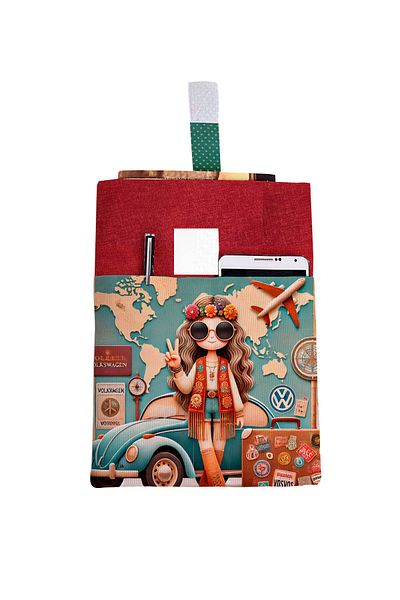 HRS Patterned Washable Pocketed Book Case 20 x 25 cm Multi-Purpose Bag Book Cover