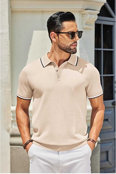 youknitwear you Maicon Polo Yaka Triko T-shirt