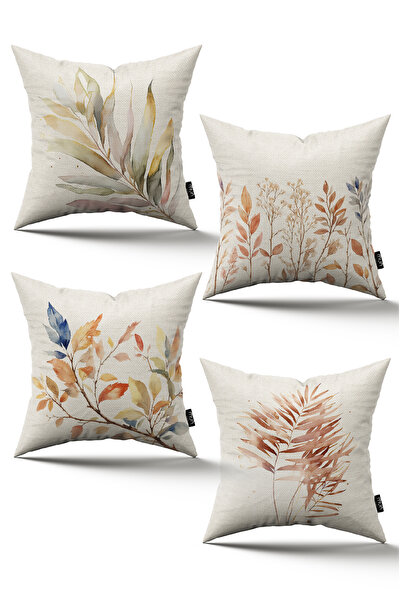 MUN HOME غطاء وسادة مطبوع رقميًا، Babyface، سحاب مخفي مزدوج الجوانبمجموعة من 4