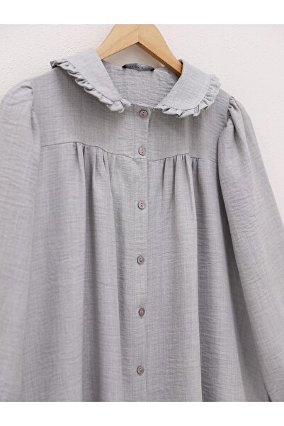 HİJABAYA Baby Collar Buttoned Tunic