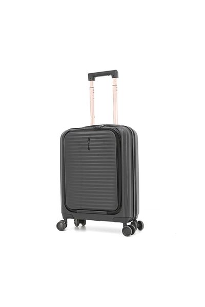 Giordano Cabin Travel Bag with Double Spinner Wheels and Digital Lock