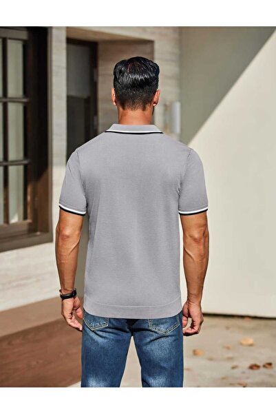 youknitwear you Πλεκτό μπλουζάκι Maicon Polo με λαιμόκοψη