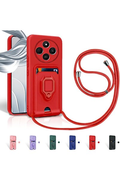 Rivor حافظة لهاتف Xiaomi Redmi 14C & Poco C75 مع حامل بطاقات منزلق لحماية الك...