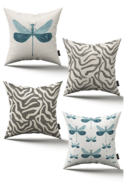 MUN HOME Imprimat digital, husă de pernă Babyface, fermoar ascuns pe două feț...