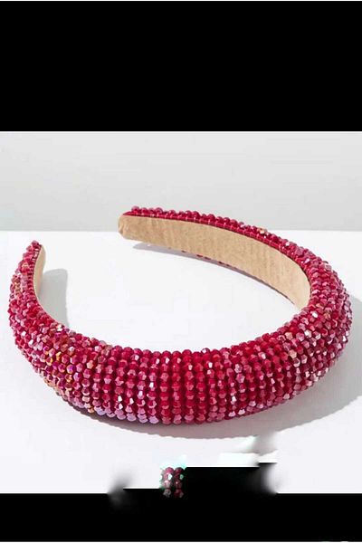 EMKSHOP Hair Bands Luxury with Beads Glamorous Party Wedding Tai