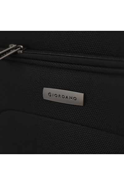 Giordano Softside Luggage set of 3 pieces with Double Spinner Wheels and TSA Lock