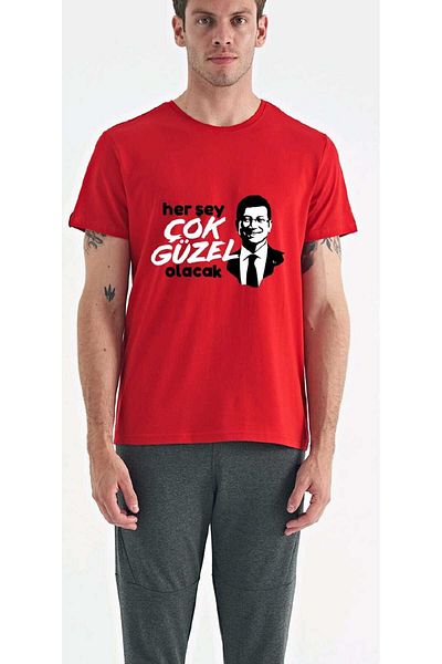 FULL TOLERANCE Ekrem İmamoğlu- Everything Will Be Very Beautiful Oversize Crew Neck Unisex Model T-Shirt