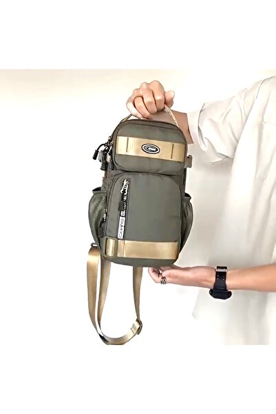 Newish Polo Τσάντα χιαστί ώμου με μονό βραχίονα Oxford υφασμάτινο ανδρικό σακ...