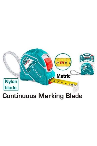 TOTAL 5m steel measuring tape