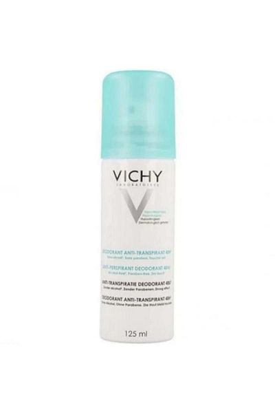 Vichy فيتشي بخاخ مزيل عرق مركز للبشرة الحساسة يدوم 48 ساعة من فيشي، 125 مل