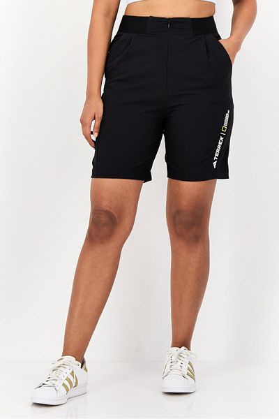 adidas Terrex X National Geographic Women Sportswear Fit Outdoor Shorts, Black