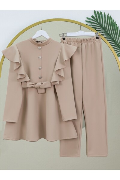 HİJABAYA Σετ κατάδυσης με λεπτομέρεια με κουμπιά και βολάν ώμου