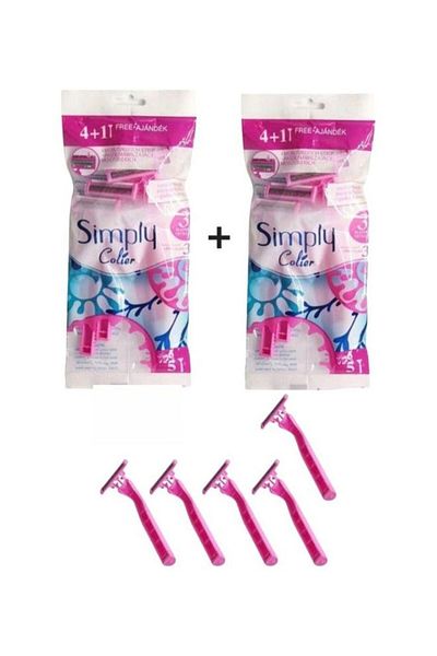 colier Simply Blades Set of 10 Pieces - Pink