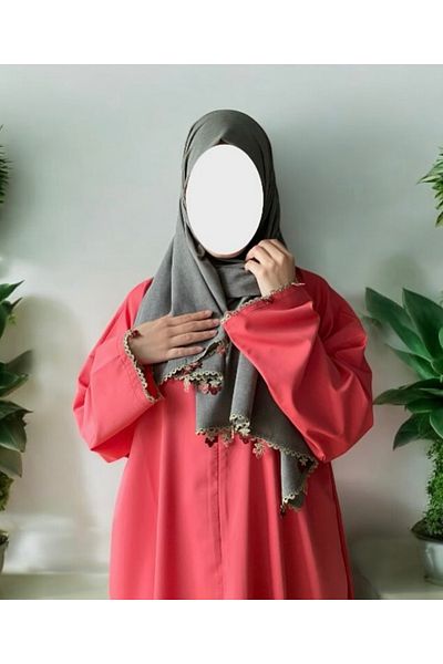 Nimet Abla Butik Hand Embroidered Prayer Robe Suit