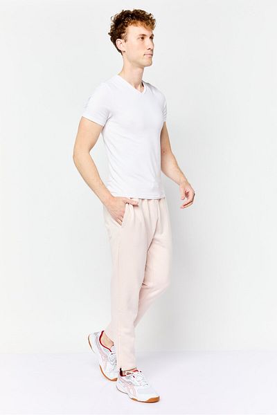 adidas Men Sportswear Fit Outdoor Sweatpants, Light Pink