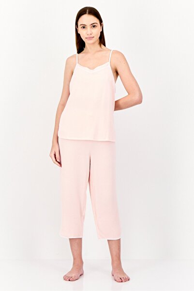 Jones of New York Women 2Pc Set Printed Pajama, Pink