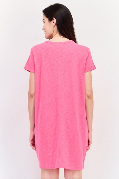 GAP Women Brand Logo Mini Dress, Pink