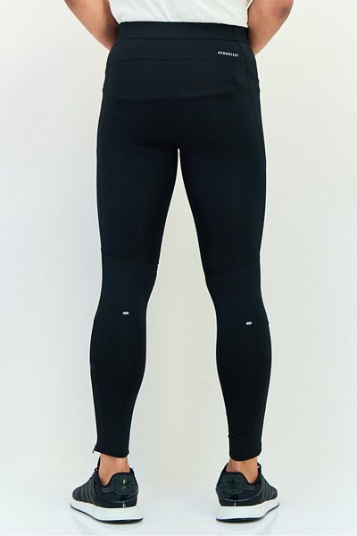 adidas Men Tight Fit Running Sweatpants, Black