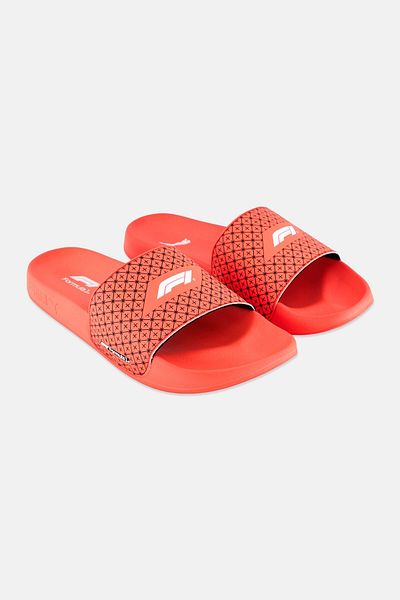 Puma X F1 Men Leadcat 2 Slide, Neon Red