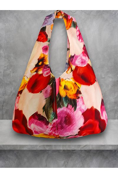 kraterya home Kraterya Satin Handbag Red