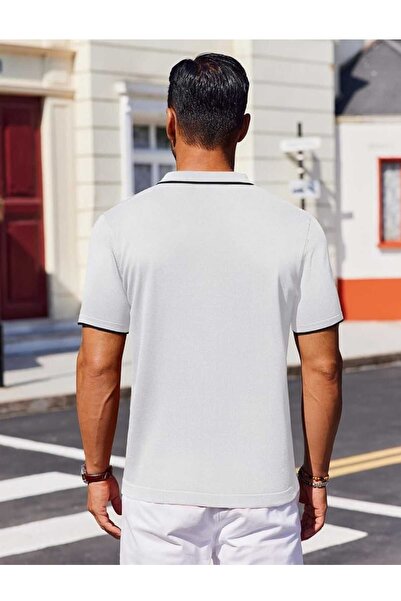 youknitwear you Πλεκτό μπλουζάκι Maicon Polo με λαιμόκοψη