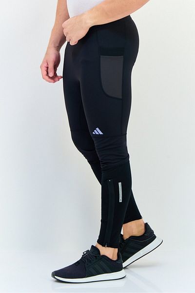 adidas Men Sportswear Fit Running Tight, Black