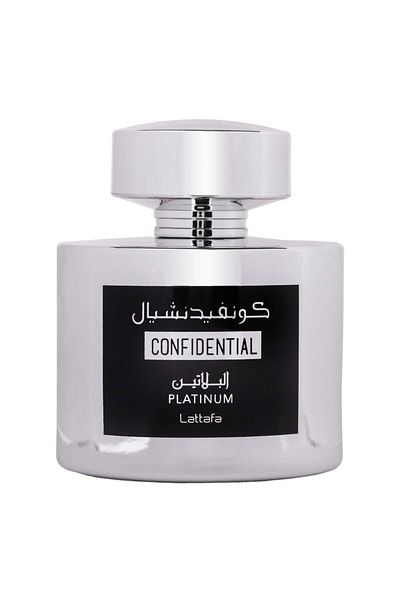 lattafa Confidential Platinum Eau de Parfum, Lattafa, Men 100 ml