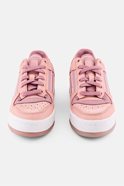 adidas Kids Girl Forum Bold Lace Up Outdoor Shoes, Pink