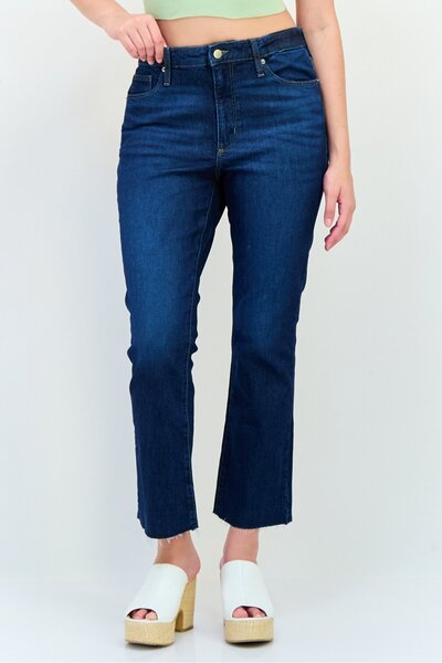 Universal Thread بنطلون جينز نسائي قابل للتمدد بقصة واسعة وقصة واسعة من الأسف...