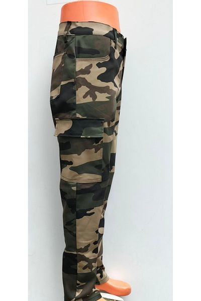 BeyzDenim Κανουφλάζ για εργασία και κανονική ένδυση lycra cargo plus size battal παντελόνι bay..
