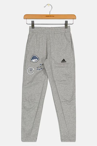 adidas Kids Boy Sportswear Fit Training Sweatpants, Heather Grey