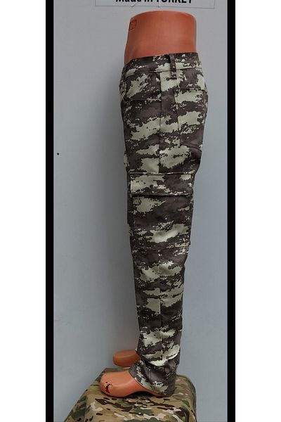 BeyzDenim Κανουφλάζ για εργασία και κανονική ένδυση lycra cargo plus size battal παντελόνι bay..