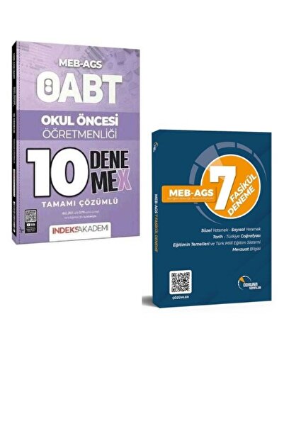 İndeks Akademi İndeks ve Doktrin Yayınları MEB-AGS 7li ve ÖABT Okul Öncesi Öğ...